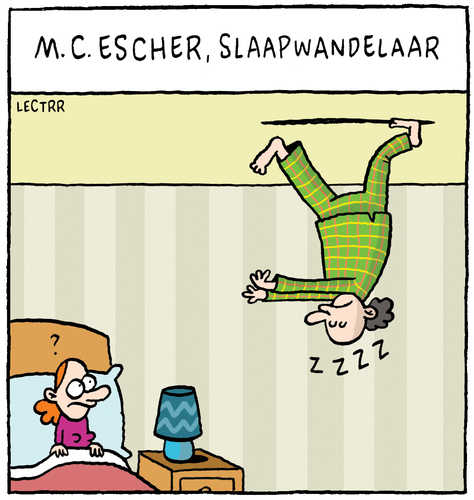 Escher slaapwandelaar