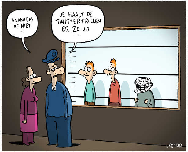 Anonieme Twittertrollen