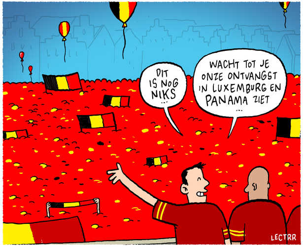 Ontvangst Rode Duivels