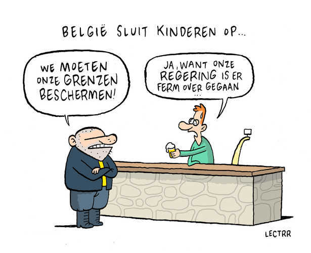 Kinderen opsluiten