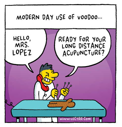 Long distance acupuncture