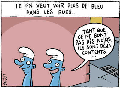 Plus de bleu