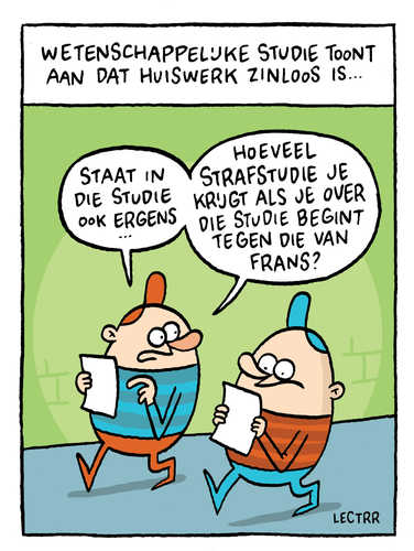 Zinloos huiswerk