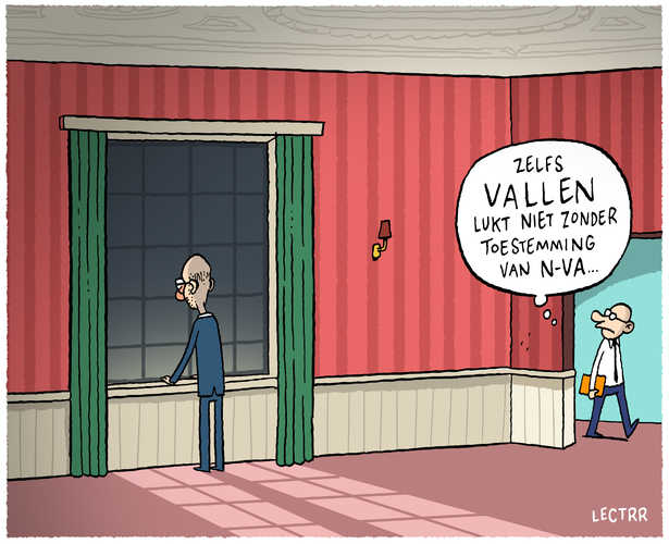 Val van de regering