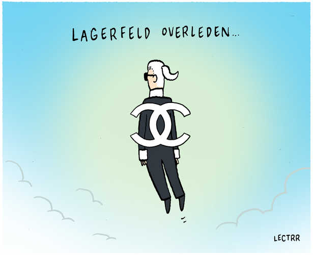 Overlijden Lagerfeld