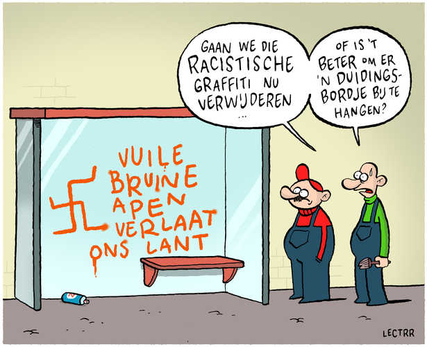 Racistische graffiti