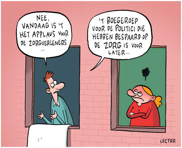 Applaus voor de zorg