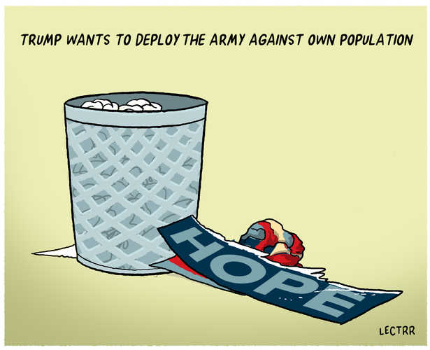 Deploying the military