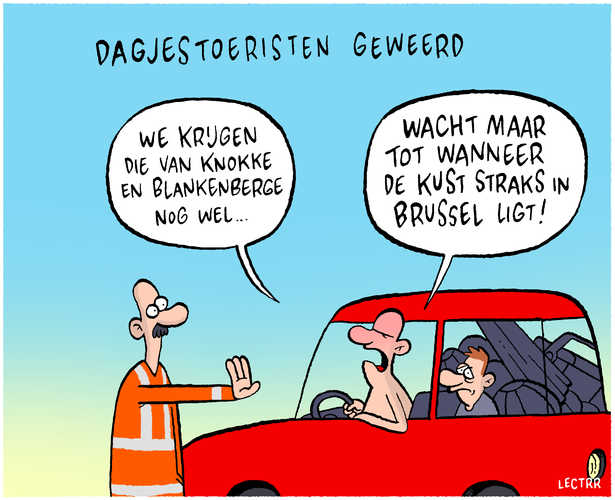 Dagjestoeristen geweerd