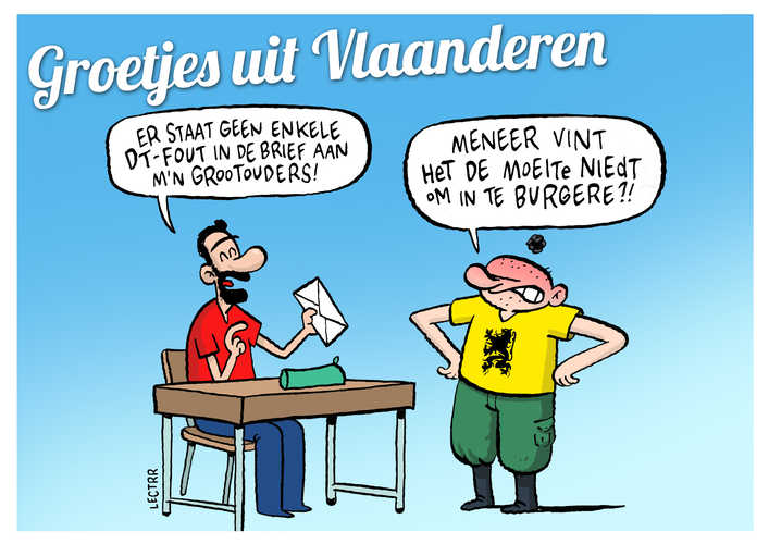 Groetjes uit Vlaanderen