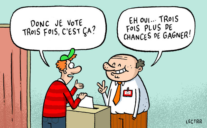 Trois fois élections