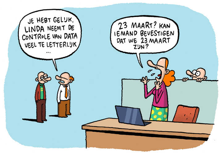 Controle van Data