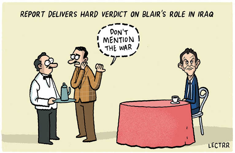 Blair in Iraq