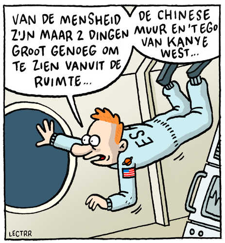 Zichtbaar vanuit de ruimte