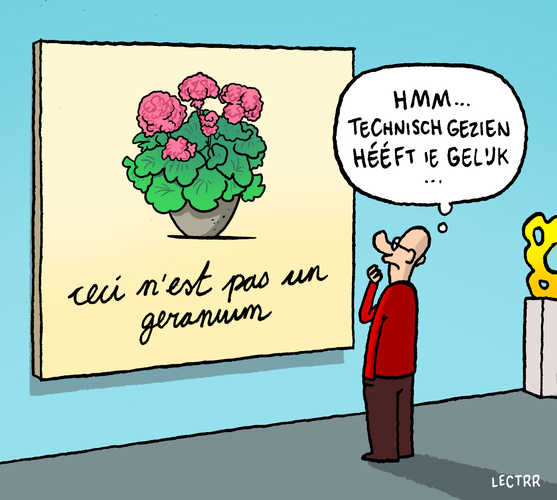 Ceci n'est pas un geranium