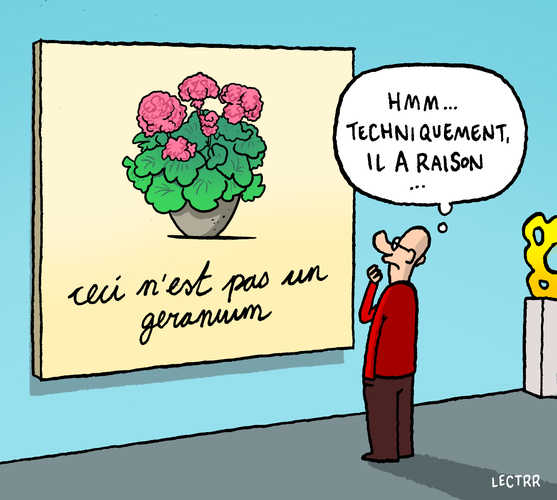 Ceci n'est pas un geranium 