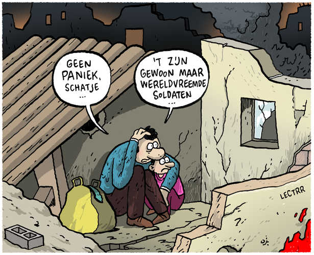 Wereldvreemde soldaten