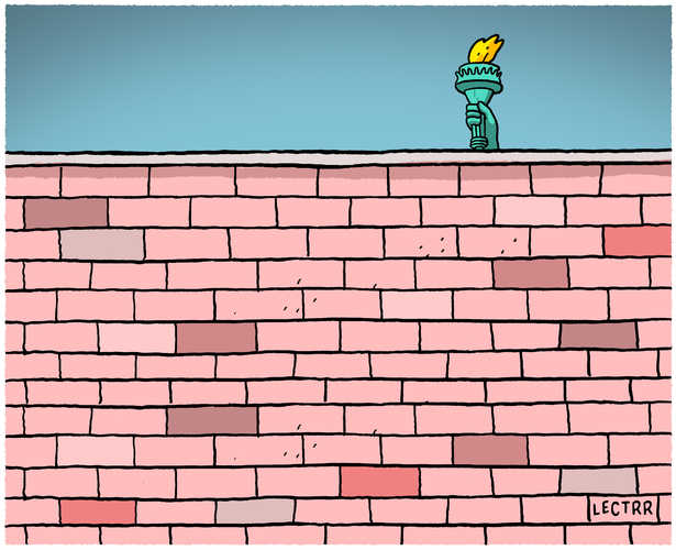 Trump wins - Statue of Liberty 