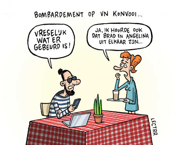 Bombardement VN-konvooi 