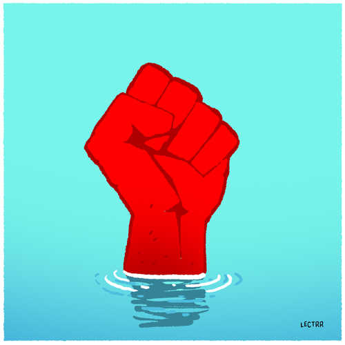 Socialisme verdrinkt