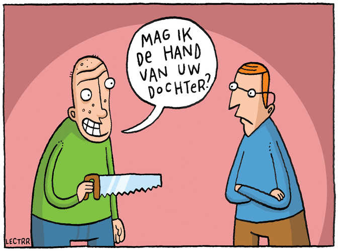 Hand dochter